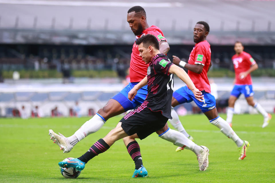 La Selección Mexicana de Futbol llegó a las 18 unidades luego de empatar ante Costa Rica en las eliminatorios rumbo a Catar 2022 (Foto: Hector Vivas/Getty Images)