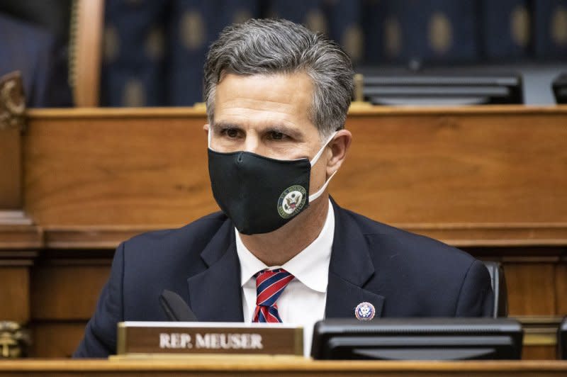 Rep. Dan Meuser, R-Pa., is the only Republican speaker candidate to split his votes on the certification of the 2020 election. He voted to object to the results of the election in his home state of Pennsylvania but did not object to the result in Arizona. File Photo by Ting Shen/UPI