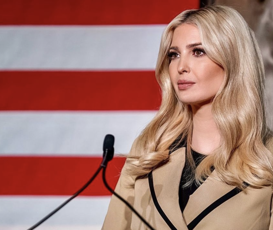 川普執政時期，前美國總統高級顧問川普女兒伊凡卡（Ivanka Trump）。   圖 : 翻攝自伊凡卡Instagram