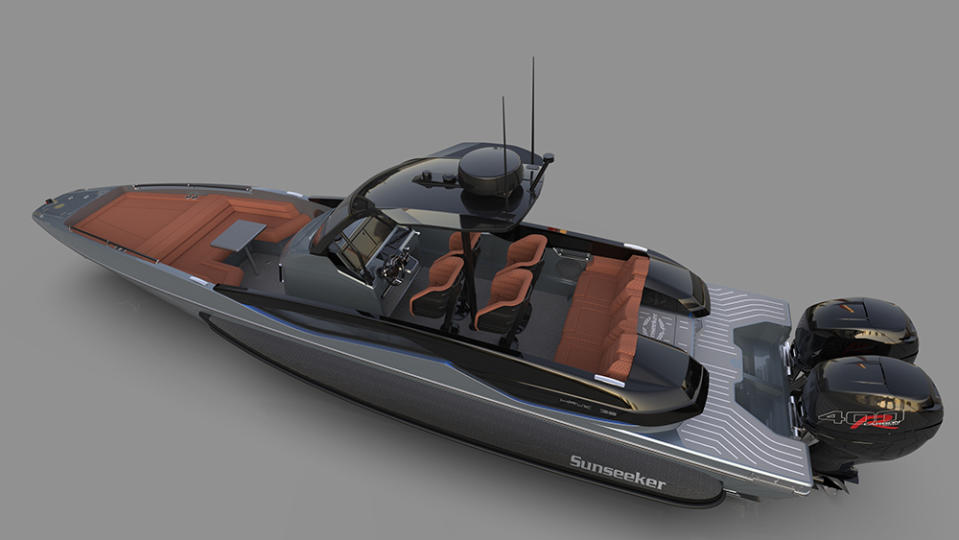 Sunseeker Grey Hawk 38