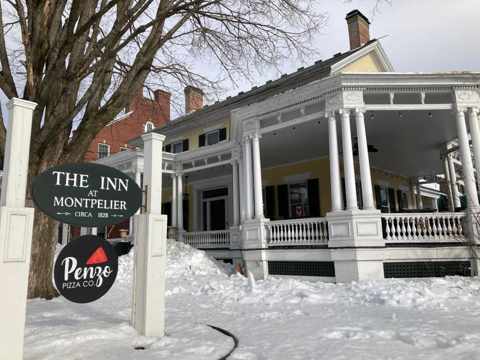 The Inn at Montpelier and Penzo Pizza Co., shown March 8, 2023.