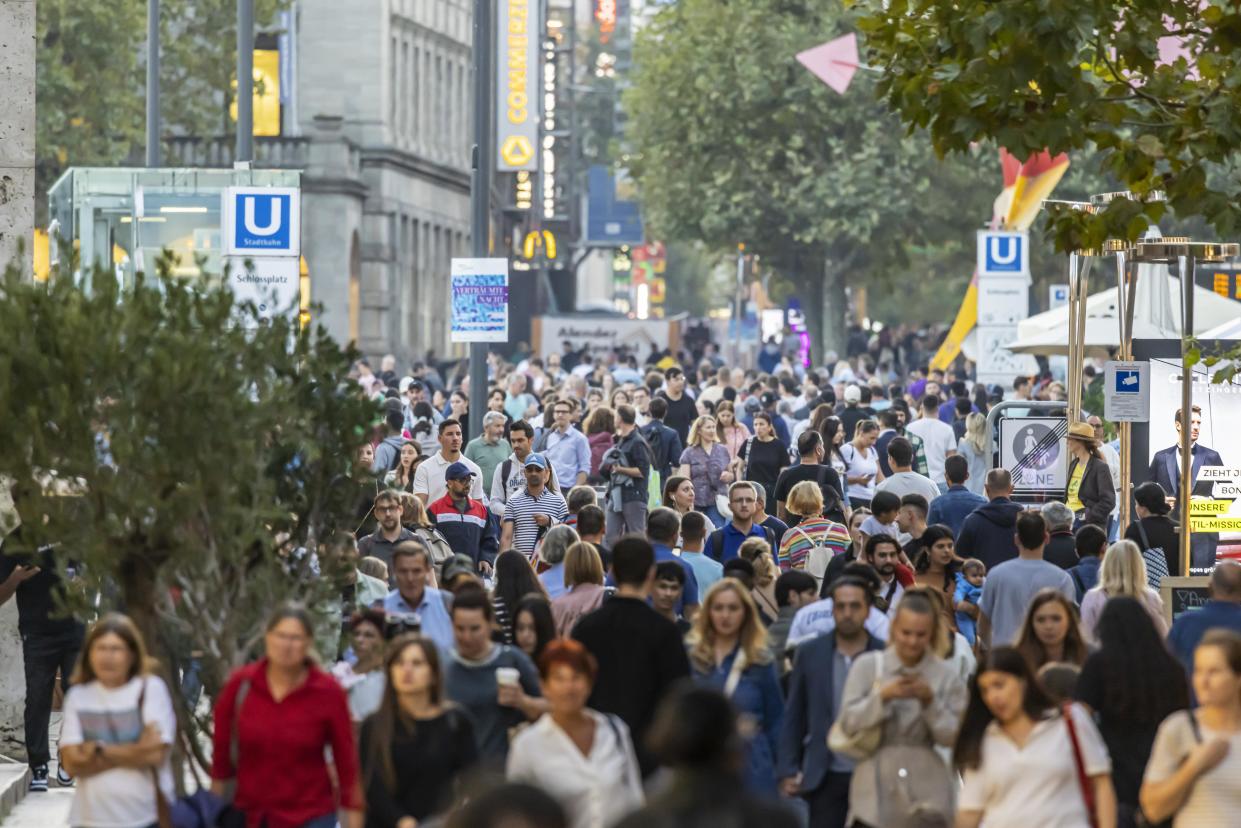 Deutschland fällt bei der Wirtschaftsleistung pro Kopf zurück.  - Copyright: Picture Alliance