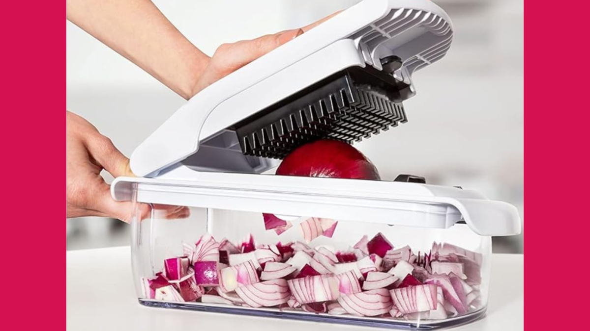 This handy vegetable chopper is 50% off for  Prime Day