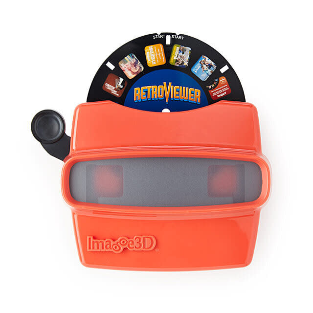 Upgrade a timeless toy with custom memories. ﻿<a href="https://fave.co/2rISFwL" target="_blank" rel="noopener noreferrer">These custom Viewfinders</a> ship with a redemption code to choose seven of your favorite memories to look at over and over again. <a href="https://fave.co/2rISFwL" target="_blank" rel="noopener noreferrer">Get it at Uncommon Goods</a>.