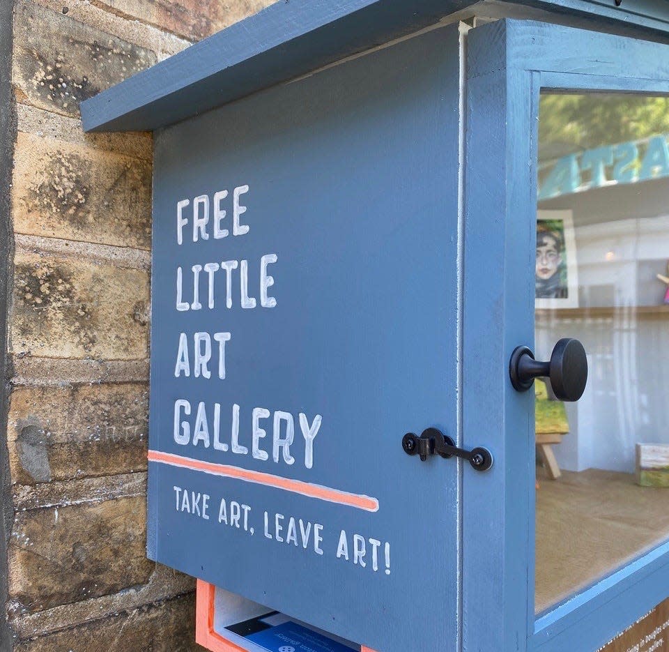 You've heard of Little Free Libraries — but did you know Michigan is also home to Free Little Art Galleries?