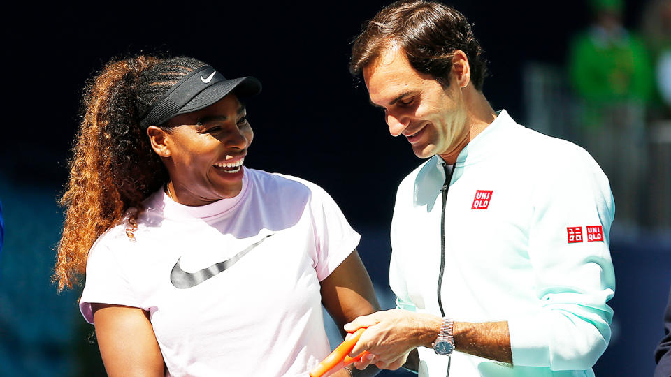 Serena Williams (pictured left) has revealed why she thinks Roger Federer (pictured right) and herself have been able to sustain their success into their late 30s. (Getty Images)