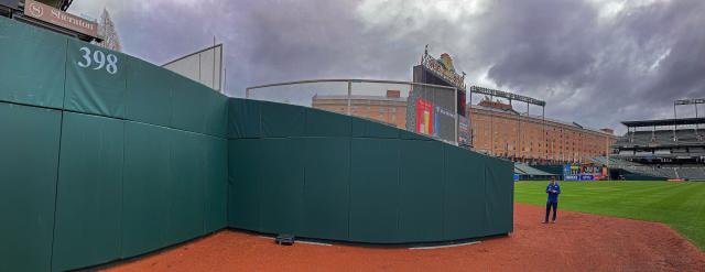 Before and after: See the transformation of Camden Yards' left field wall