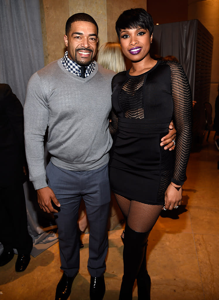 <p>When the <em>American Idol</em> alum <a rel="nofollow noopener" href="http://www.tmz.com/2017/11/28/jennifer-hudson-david-otunga-custody-order-of-protection/" target="_blank" data-ylk="slk:filed for divorce;elm:context_link;itc:0;sec:content-canvas" class="link ">filed for divorce</a> after 10 years of marriage, she obtained an order of protection alleging the former wrestler acted aggressively towards her and her son. She eventually dropped the order and Otunga was awarded primary physical custody while a formal arrangement gets sorted out. (Photo: Kevin Mazur/WireImage) </p>