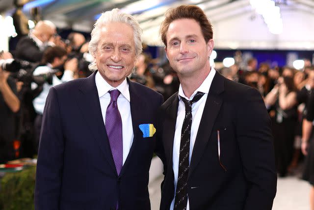 Dimitrios Kambouris/Getty Michael and Cameron Douglas