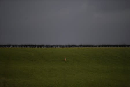 FILE PHOTO: The Wider Image: Criss-crossing Irish border, Brexit threatens status quo