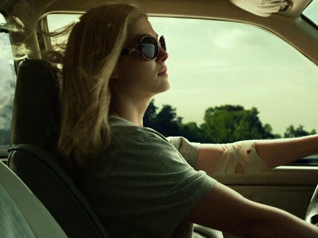 Rosamund Pike as Amy Elliott Dunne in "Gone Girl."