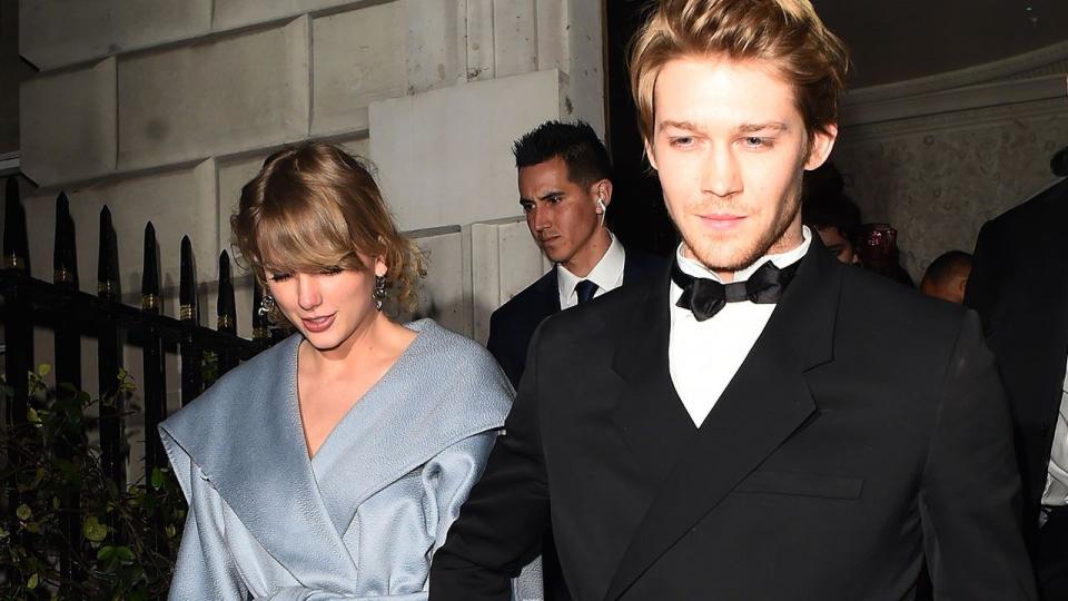 The couple held hands as they exited a BAFTA after-party!