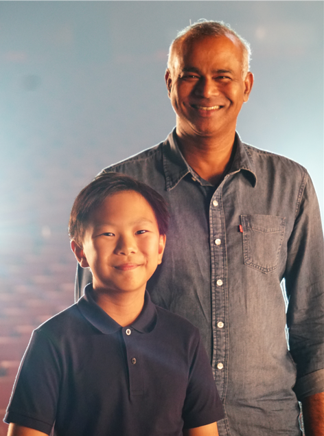 Veera Sekaran, green tech entrepreneur, and Oliver Chua, environmental activist.  (PHOTO: SidexSide Photography)