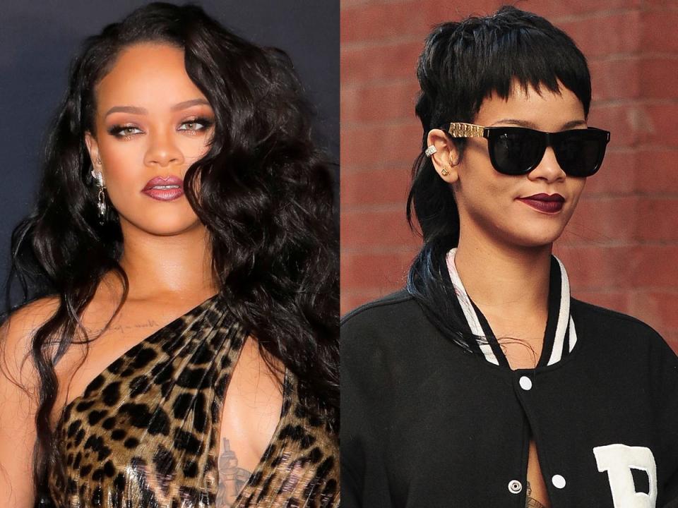 rihanna mullet