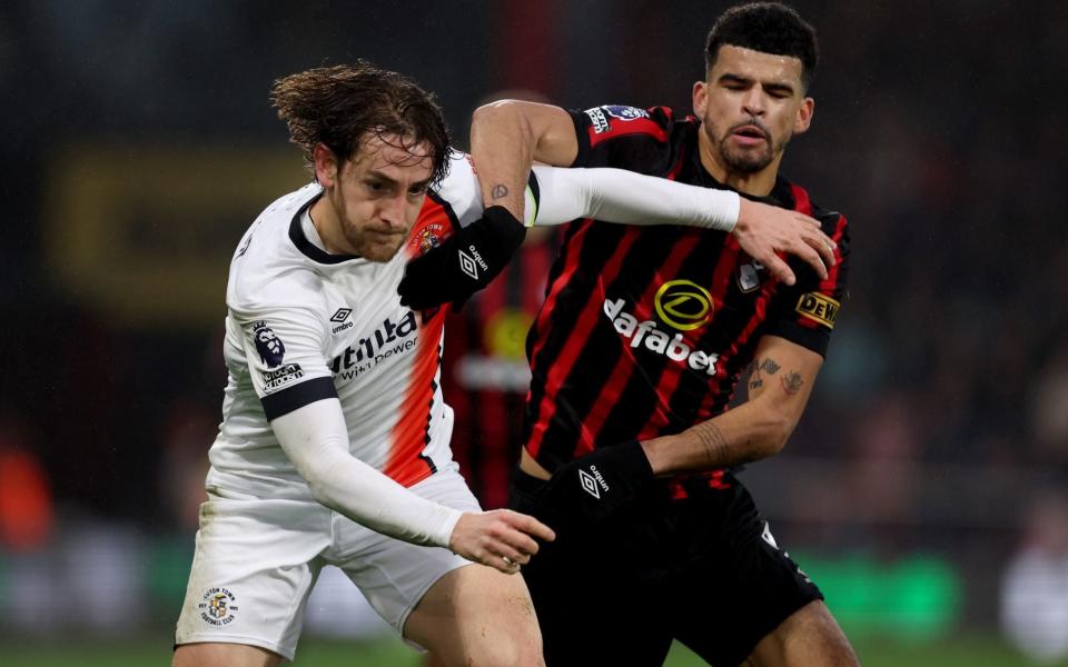 Tom Lockyer (left) and Dominic Solanke - Carlton Morris: Luton are ignoring Premier League table amid points deduction fiasco