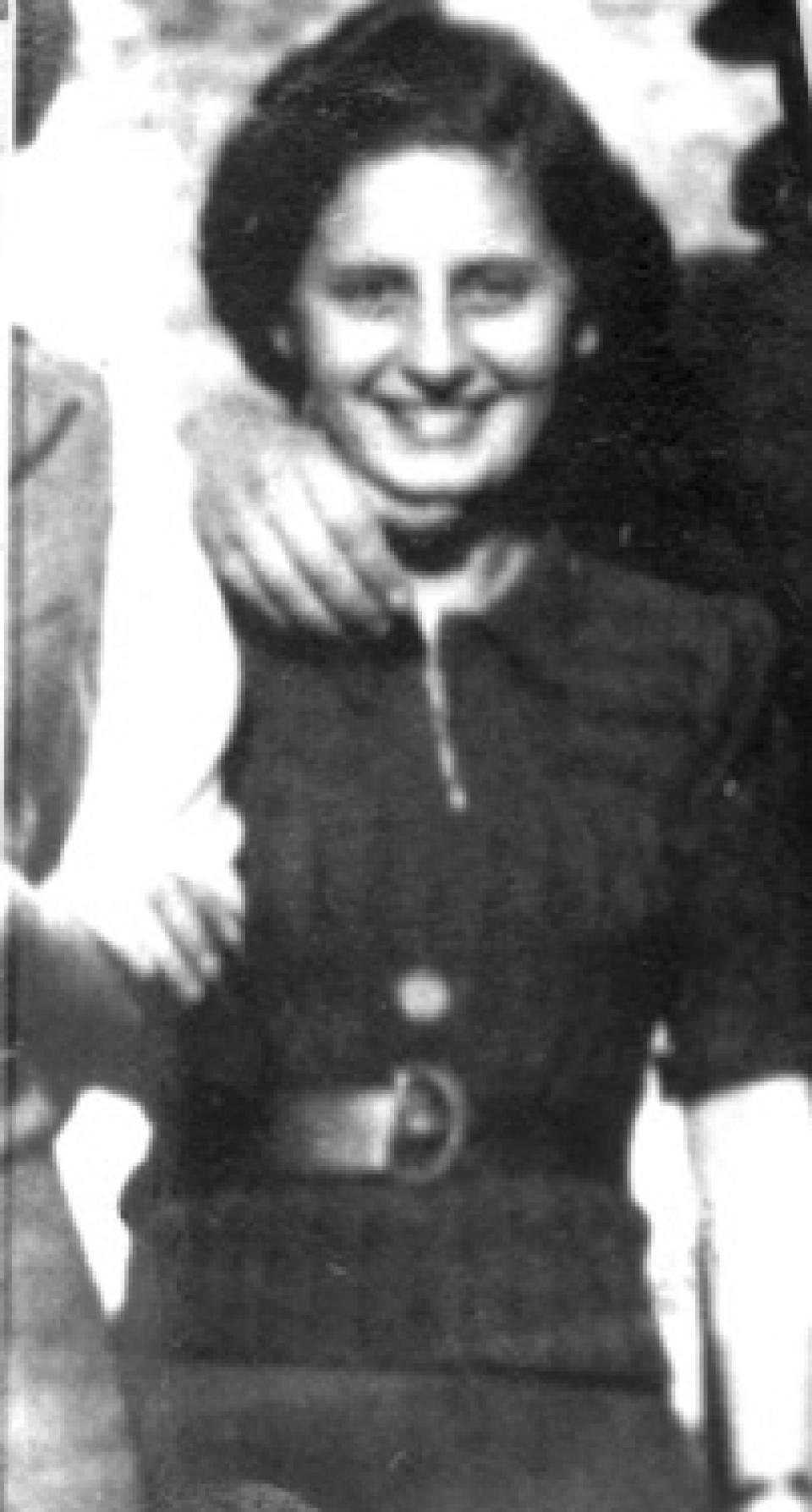 This undated photo provided by Bronia Brandman, shows her older sister Mila Brandman. The sisters were sent to Auschwitz concentration camp but Mila eventually contracted typhus and was marked for the gas chamber. (Bronia Brandman via AP)