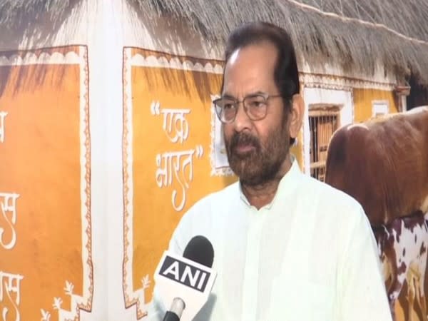 Union Minister for Minority Affairs Mukhtar Abbas Naqvi (Photo/ANI)