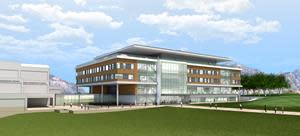 Rendering #1 of the announced Scott M. Smith Engineering and Technology Building at Utah Valley University
