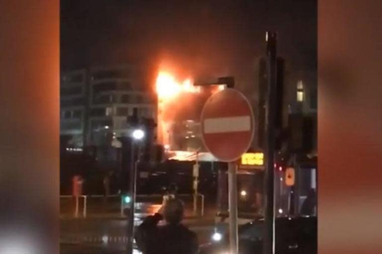 Car park fire rips through 1,400 vehicles at Liverpool Echo Arena