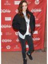 <p>Kristen Stewart wearing James jeans at the Camp X Ray premiere.</p>