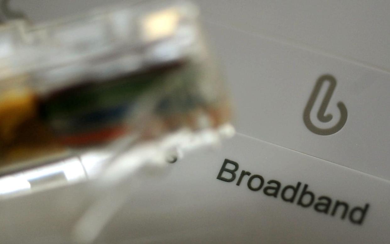 Uswitch said it had seen searches shift from cheap to fast broadband packages - PA