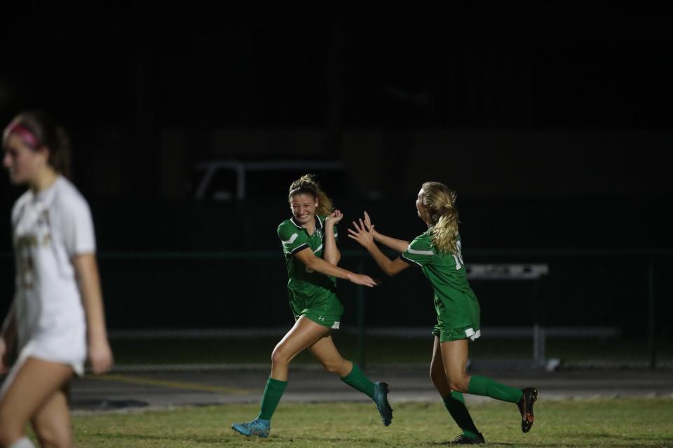 Fort Myers hosts Riverdale in the 6A District 12 girls soccer championship on Tuesday, Jan. 31, 2023, at Fort Myers High School. Riverdale won 2-1.