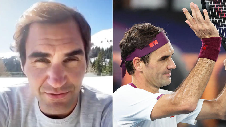 Roger Federer has urged the public to fight coronavirus together and stay safe.