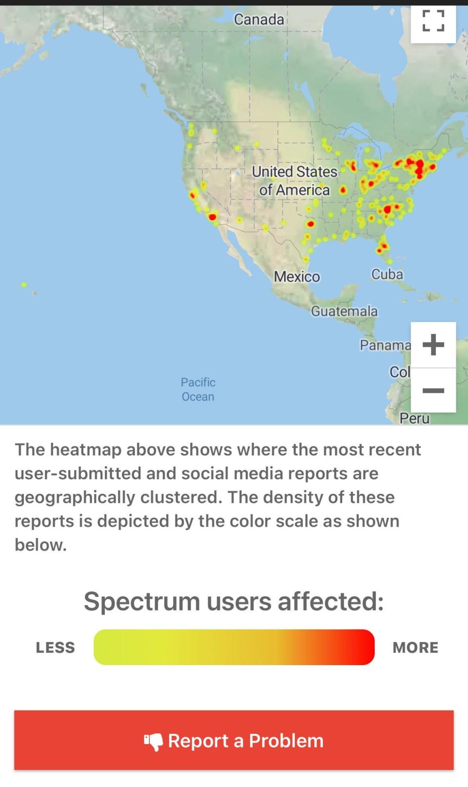 Spectrum internet users can go a Website to report an outage or see where outages are in real time.