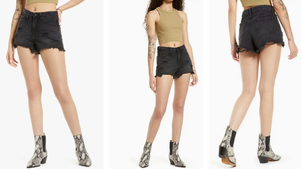 BP. Ripped High Waist Mom Shorts - Nordstrom, $12 (originally $29)