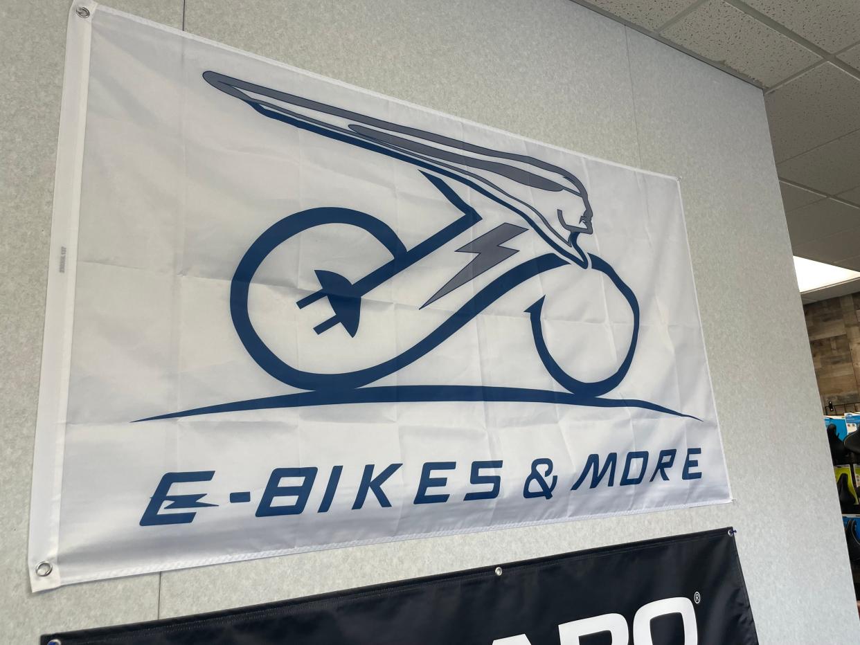 E-Bikes and More on March 24, 2023. The business offers a sizable variety of electric and regular bikes.