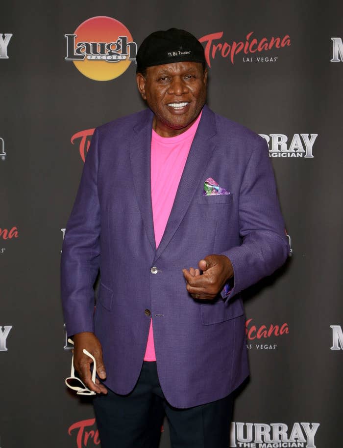 Comedian George Wallace at the Laugh Factory