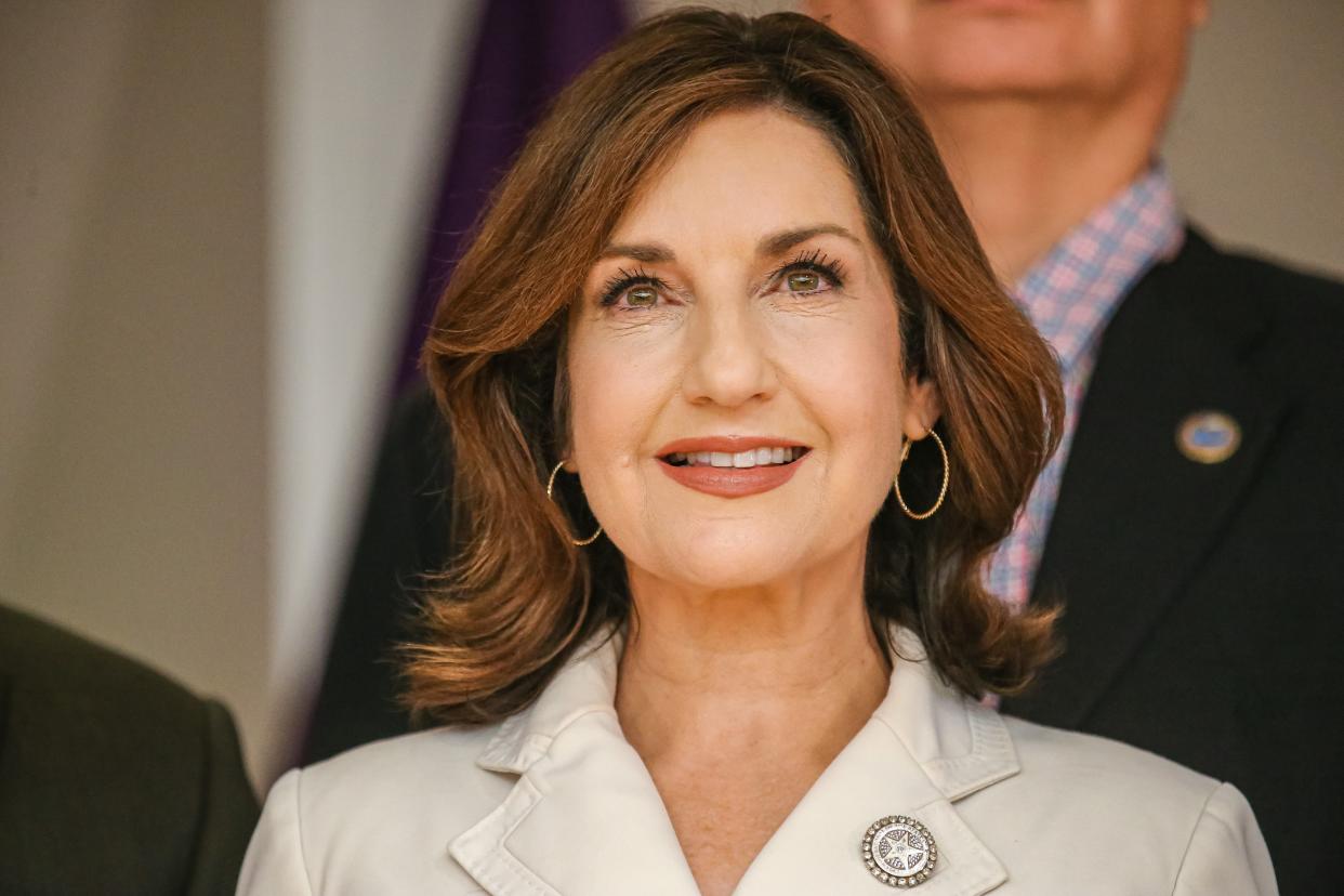 Joy Hofmeister is running for governor of Oklahoma, trying to knock off an incumbent, which she did the first time she was elected state superintendent.