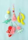 <p>Beads, yarn and charms make for the perfect little something to add to a backpack. (Who doesn't love dinos?)</p><p><em><a href="https://www.handmadecharlotte.com/diy-luggage-tags/" rel="nofollow noopener" target="_blank" data-ylk="slk:Get the tutorial at Handmade Charlotte »;elm:context_link;itc:0;sec:content-canvas" class="link ">Get the tutorial at Handmade Charlotte »</a></em></p>