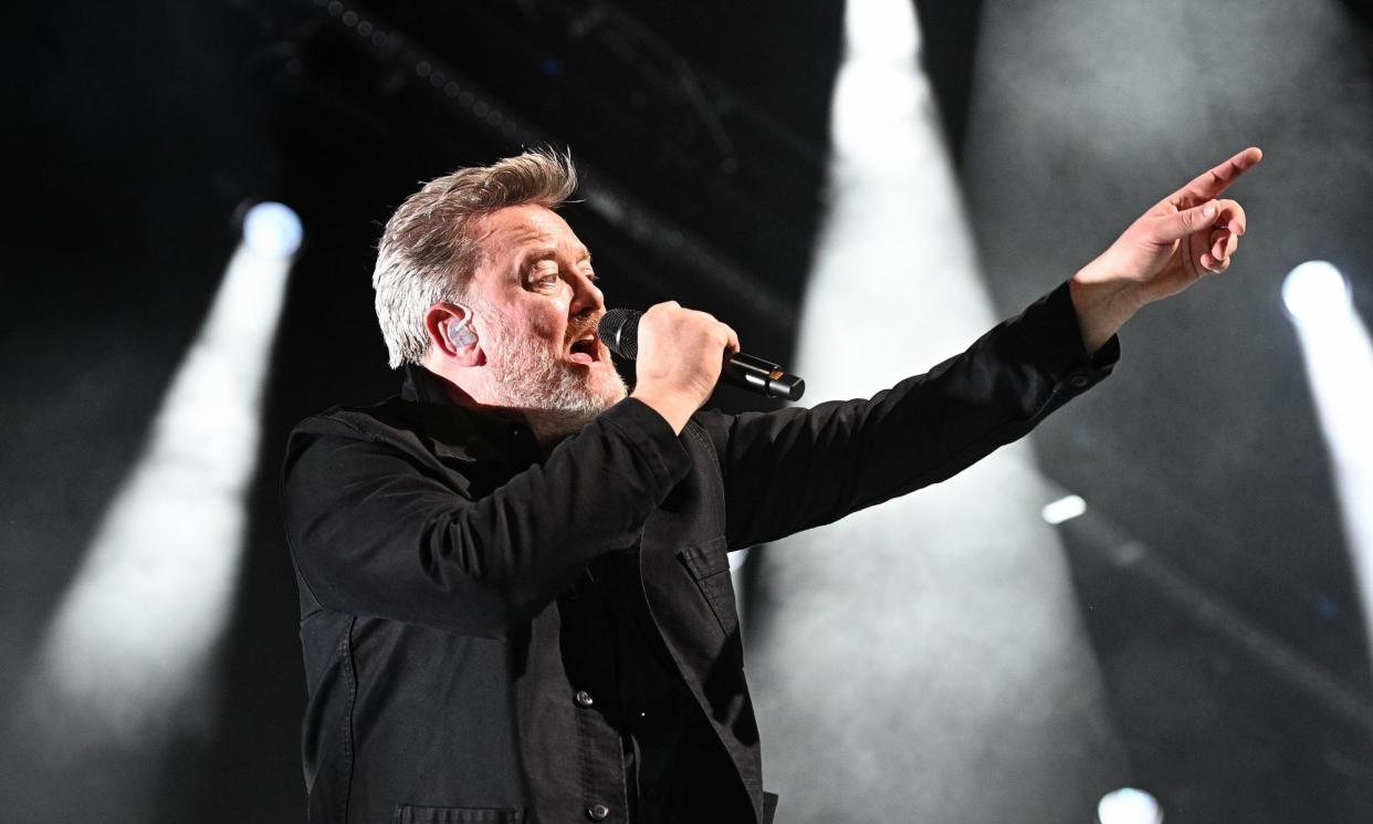 <span>Rueful poet … Guy Garvey performs with Elbow at the O2 Arena, London.</span><span>Photograph: Gus Stewart/Redferns</span>