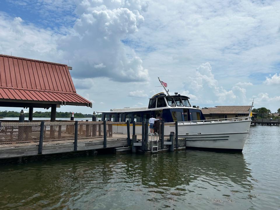 Boat at Disney's Polynesian Village Resort.