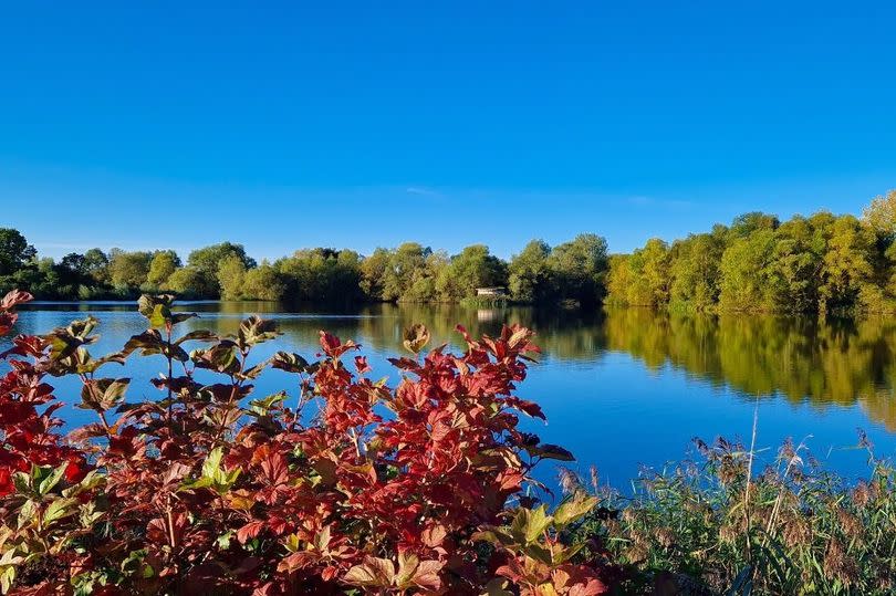 Gorgeous morning at Stanwick Lakes