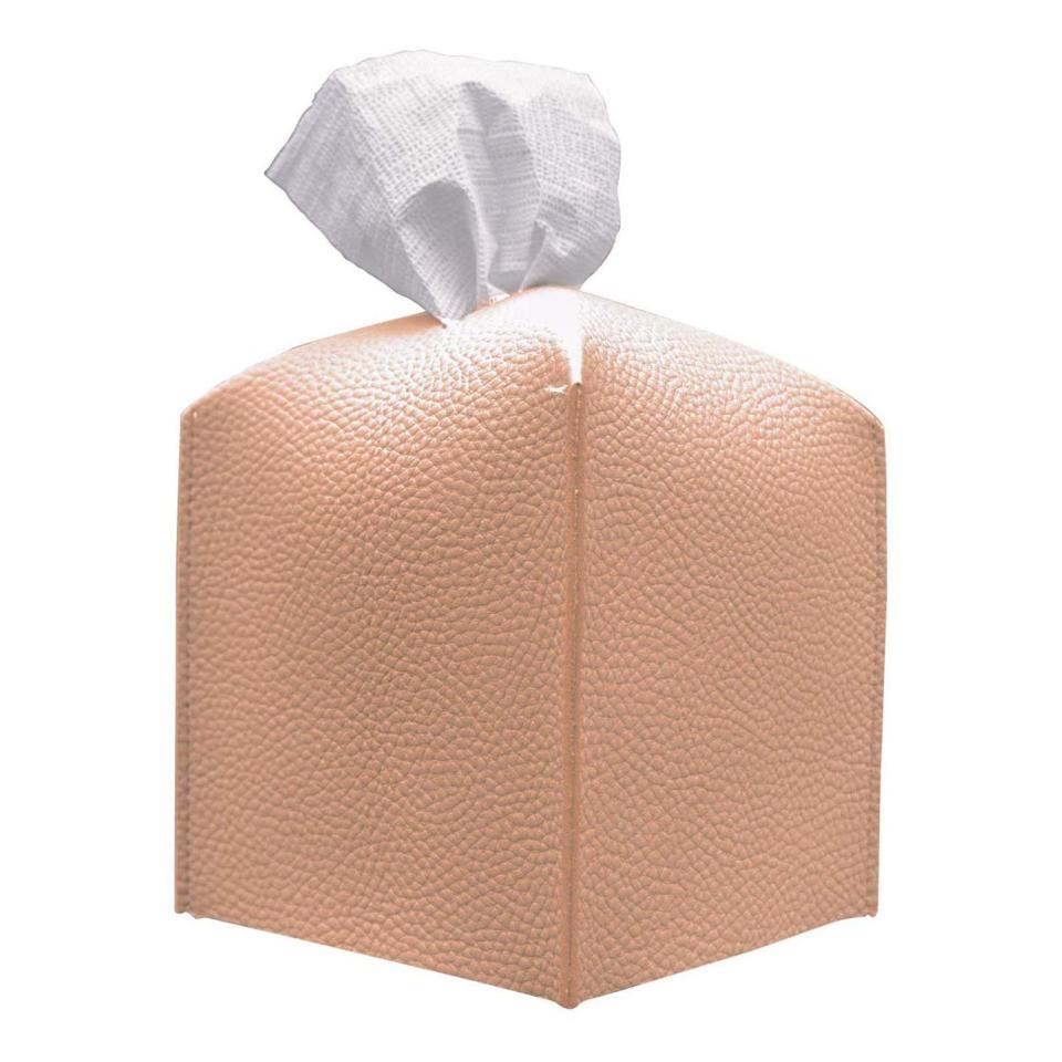 31) Leather Tissue Box Cover