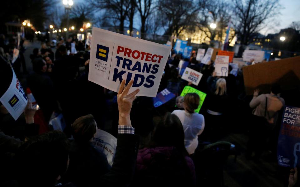 Donald Trump revokes Barack Obama guidelines on transgender bathrooms