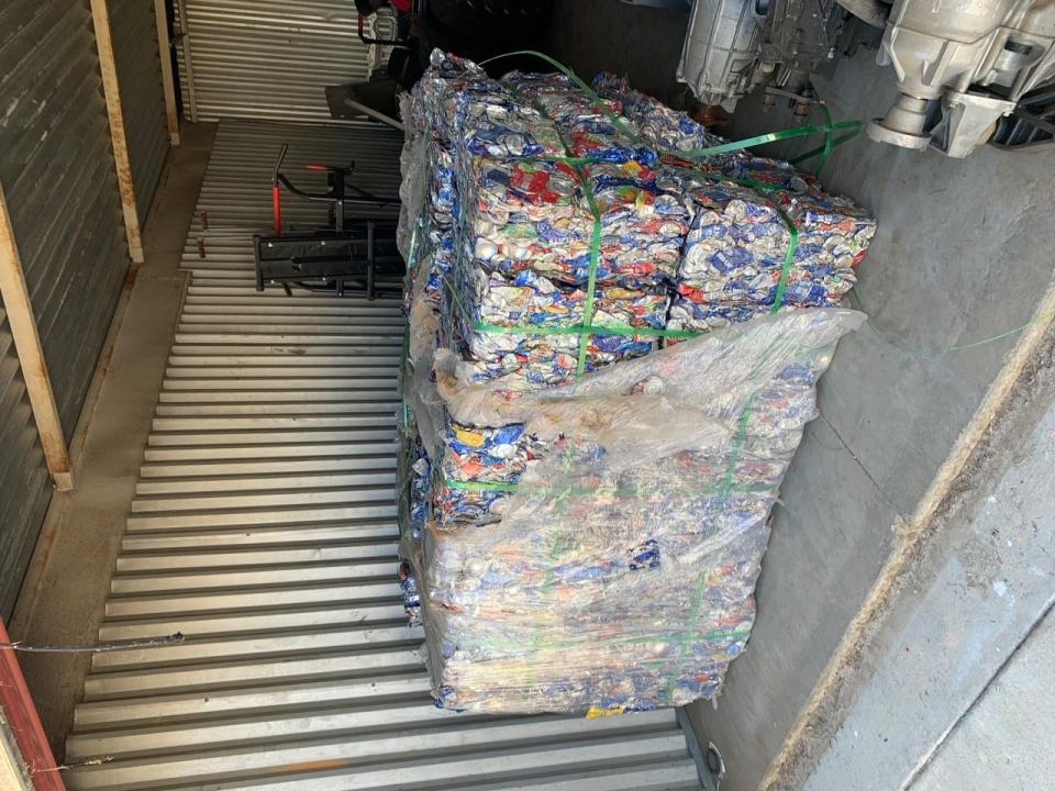 A family in California has been accused of multiple felonies after allegedly earning millions of dollars by recycling bottles and cans.