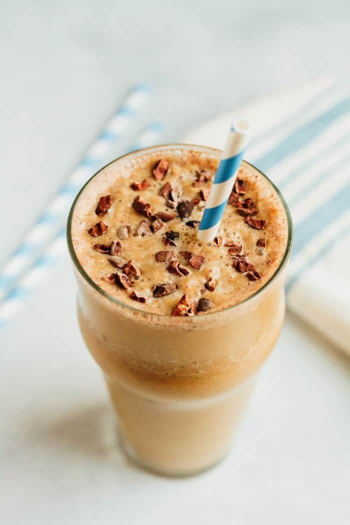 Malted Chocolate Cauliflower Smoothie