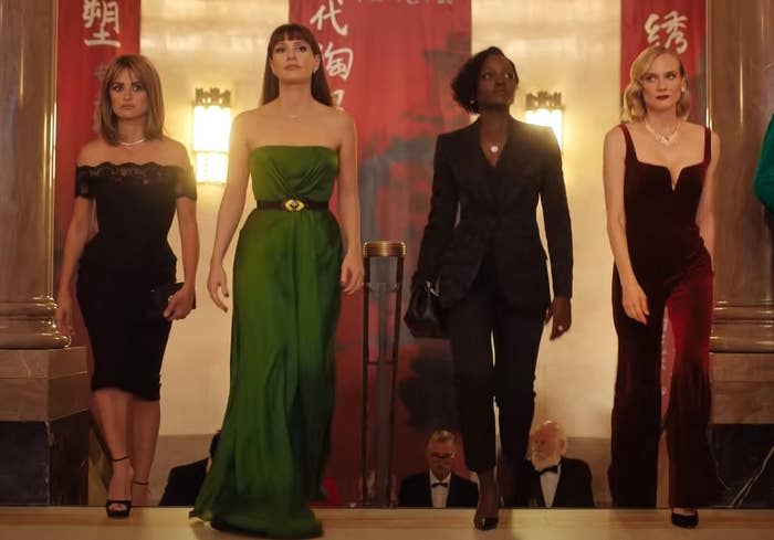 Penélope Cruz, Jessica Chastain, Lupiya Nyong'o and Diane Kruger in The 355