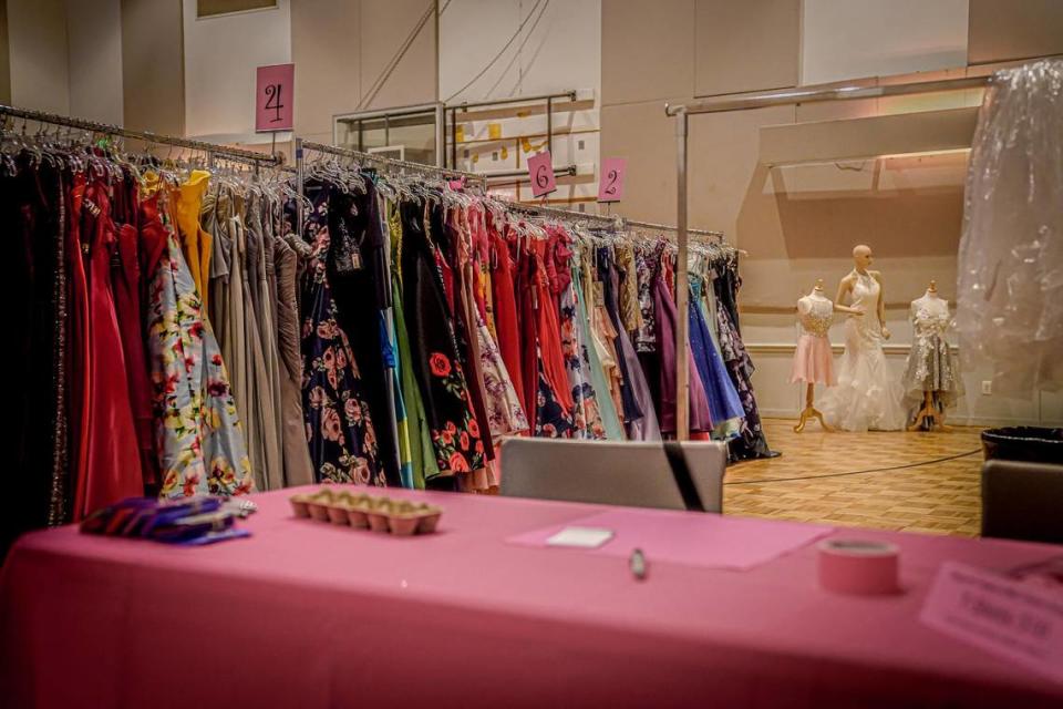 For 16 years, Apex United Methodist Church has hosted free prom dress giveaways for teen girls in need. The Prom Shoppe offers dresses up to a size 5x and shoes up to a size 11.