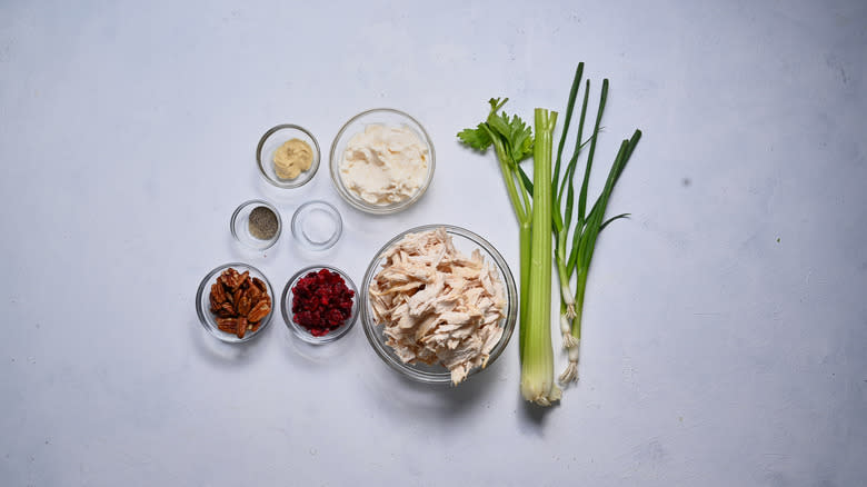 ingredients on a table