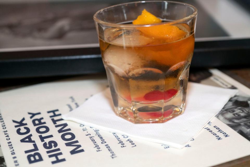 Downtown's Five Sisters restaurant has created a special menu to honor Black History Month. The menu features weekly food and drink specials inspired by African-American food pioneers and icons like this Uncle Nearest's 1884 Old Fashioned.