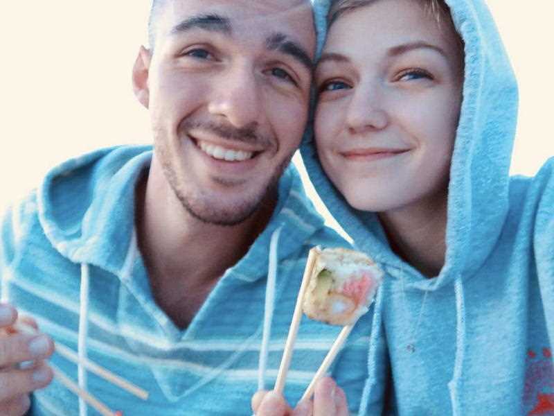 Brian Christopher Laundrie and his fiancee Gabrielle 'Gabby' Petito are pictured.