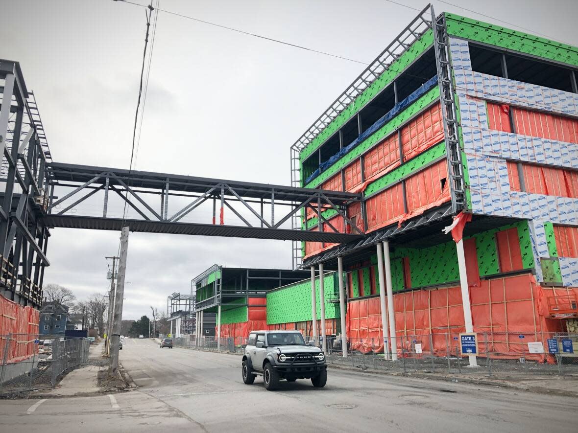 NSCC say once completed, its new downtown campus will be known as the Sydney Waterfront Campus.  (Tom Ayers/CBC - image credit)