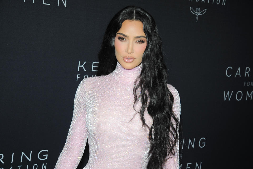 NEW YORK, NY - SEPTEMBER 12: Kim Kardashian attends Kering's 2nd Annual Caring For Women Dinner - Arrivals at The Pool on September 12, 2023 in New York. (Photo by Paul Bruinooge/Patrick McMullan via Getty Images)