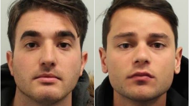 Ferdinando Orlando, 25, and Lorenzo Costanzo, 26, were sentenced to a total of 15 years in prison (Image: Police)