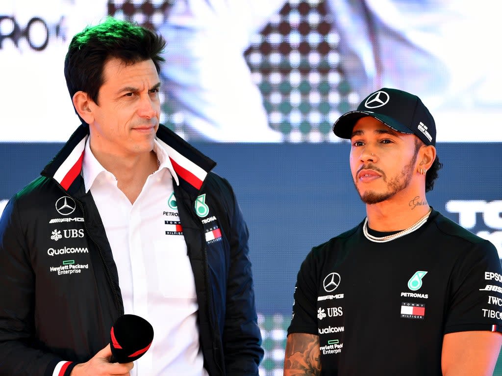 Wolff and Hamilton have their sights set on both championships.  (Getty Images)