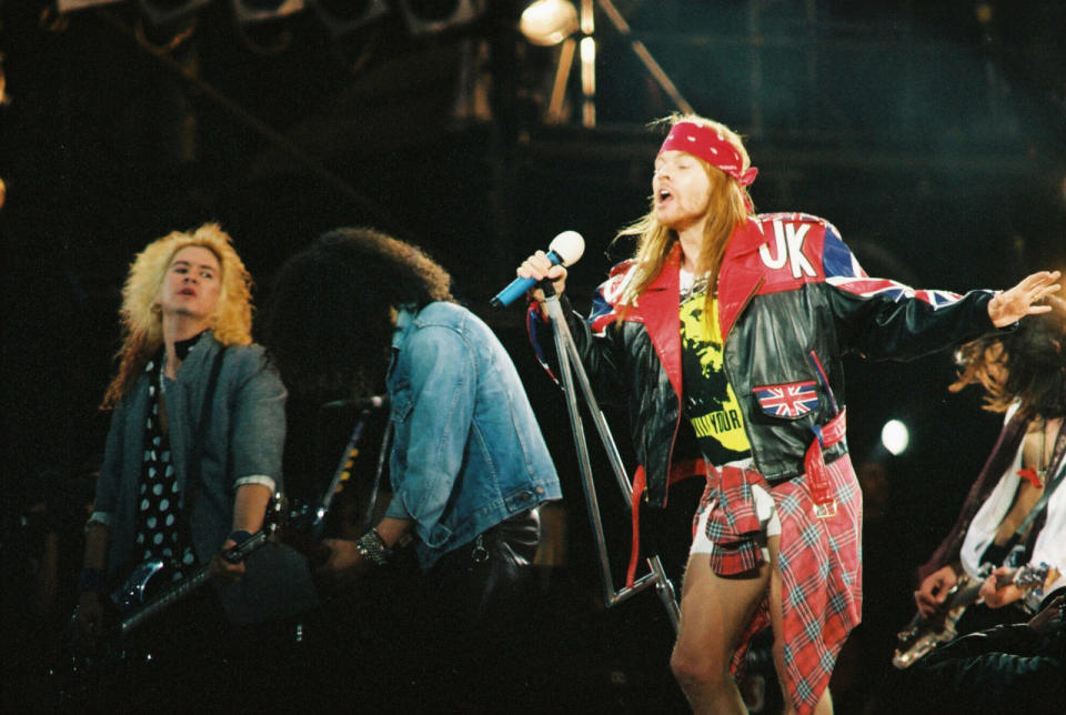 Guns n Roses Perform At The Freddie Mercury Tribute Concert 1992